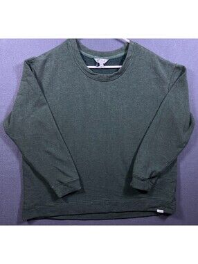 Orvis Men’s Crewneck Sweatshirt Dark Heather Green Sz. XL 50x25 Outdoors Fishing